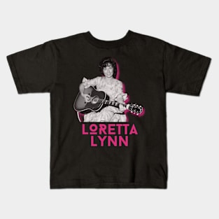 Loretta lynn\\original retro fan art Kids T-Shirt